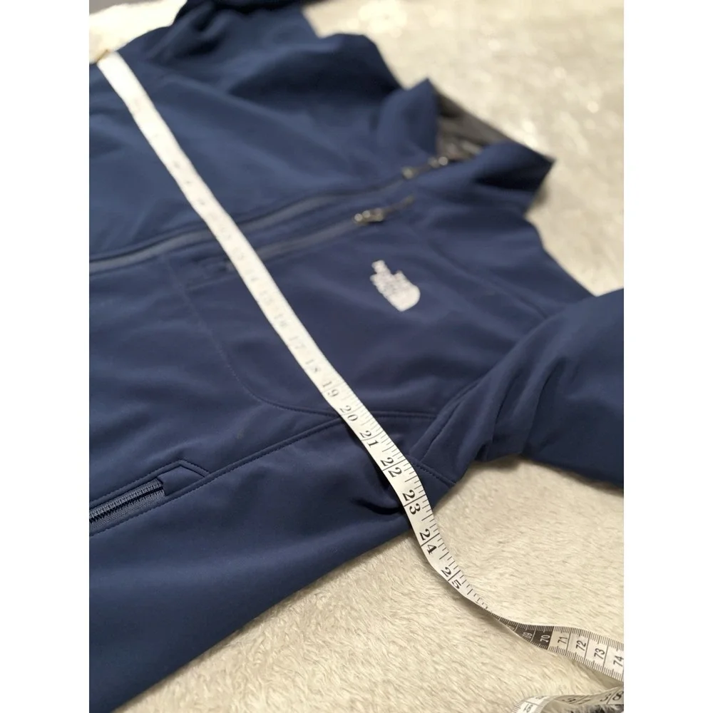 The‎ North Face Men's Blue Apex Risor Jacket Full-Zip Windwall Size L